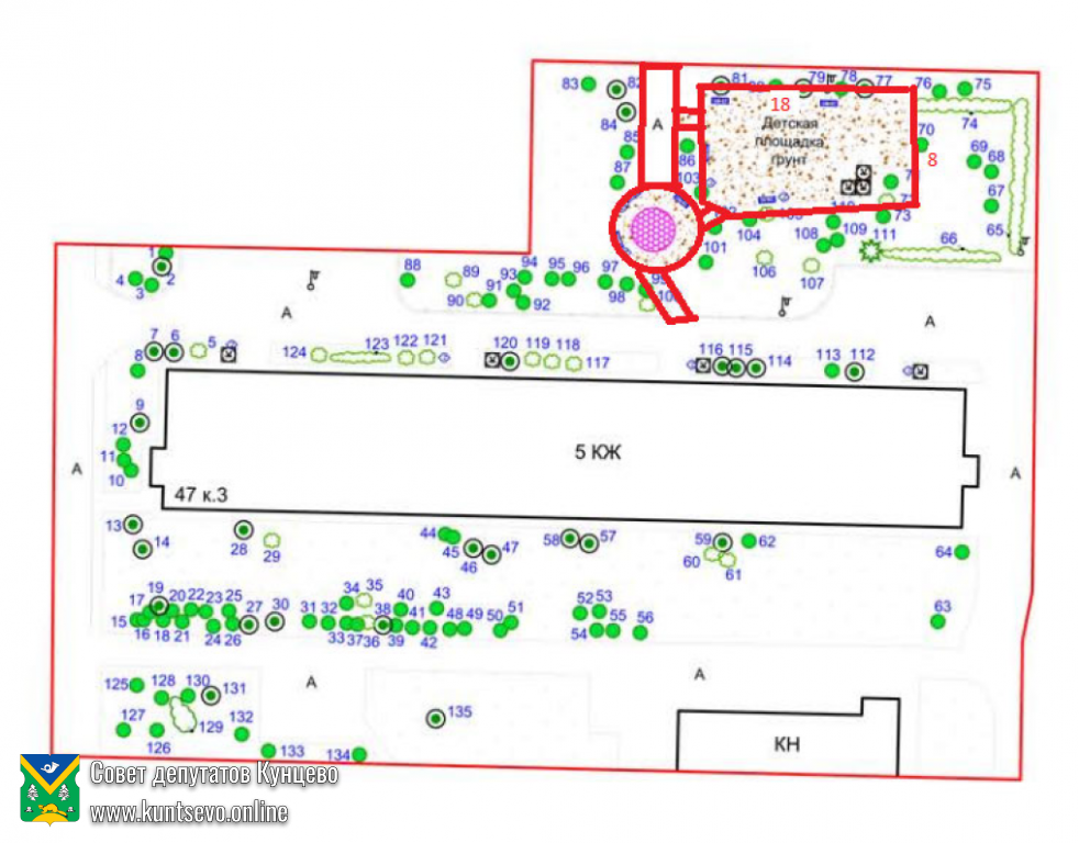 Проект благоустройства: Молодогвардейская д. 47 к.1 2