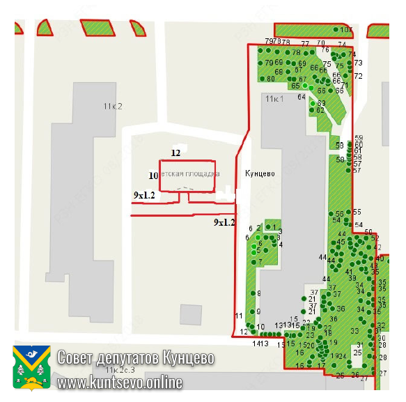 Проект благоустройства: Молодогвардейская д. 11 к. 1 1
