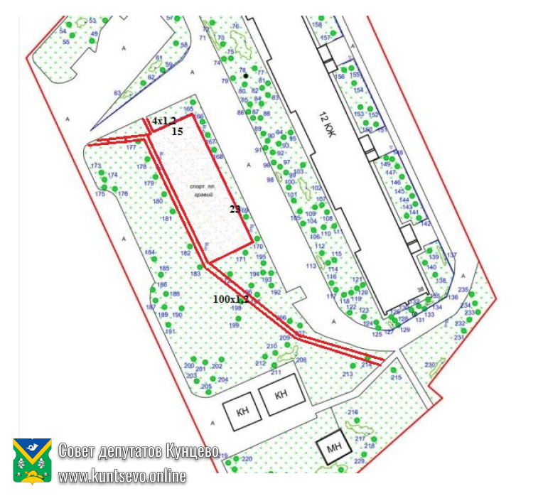 Проект благоустройства: Маршала Тимошенко, 38
