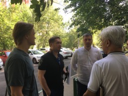 На Молодогвардейской д.1 к.1 прошла комиссия по приемке работ по замене лифтового оборудования..